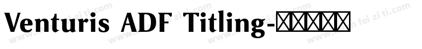 Venturis ADF Titling字体转换